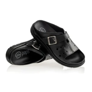 Obuwie medyczne Paps Medic z otwartymi palcami - czarne